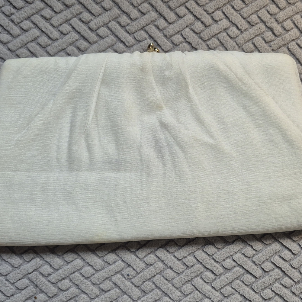 Elegant White Clutch Bag